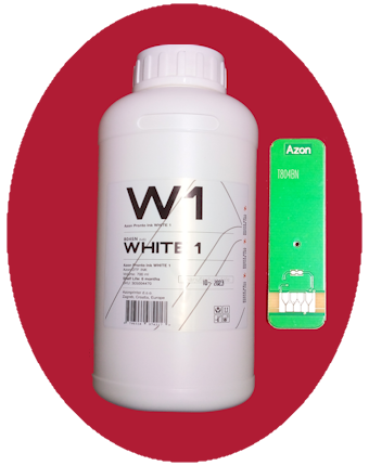 Azon White Ink 1 700ml Chipped